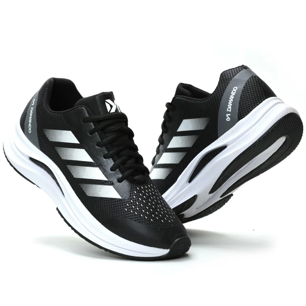 Kit 3 Pares Tênis Masculino Leve Confortável Cross Fit Lazer Corrida Caminhada
